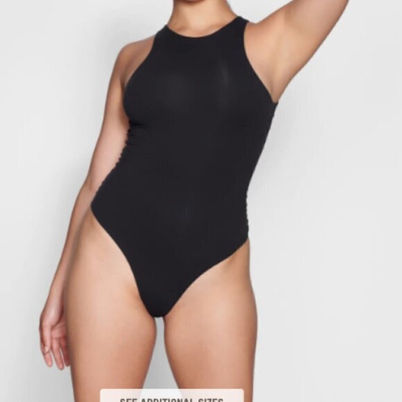 Skims Fits Everybody High Neck Bodysuit - Picture 1 of 4